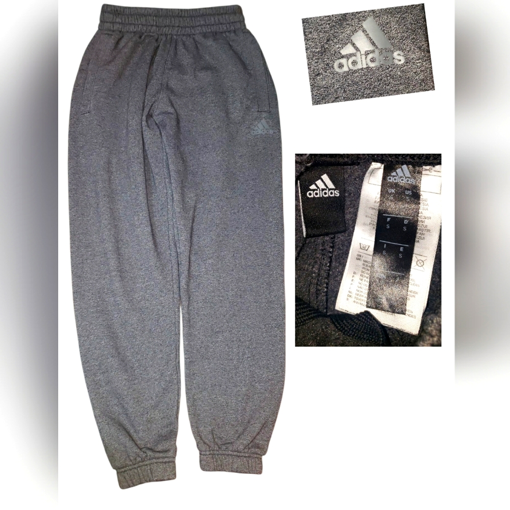 Adidas Kids Charcoal Sweatpants